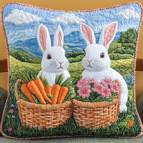 White Rabbit Carrot WT2702066CL Quilt Pillow Case