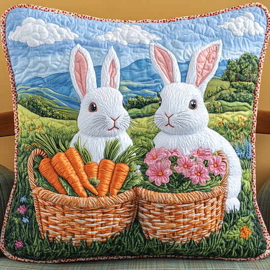 White Rabbit Carrot WT2702066CL Quilt Pillow Case