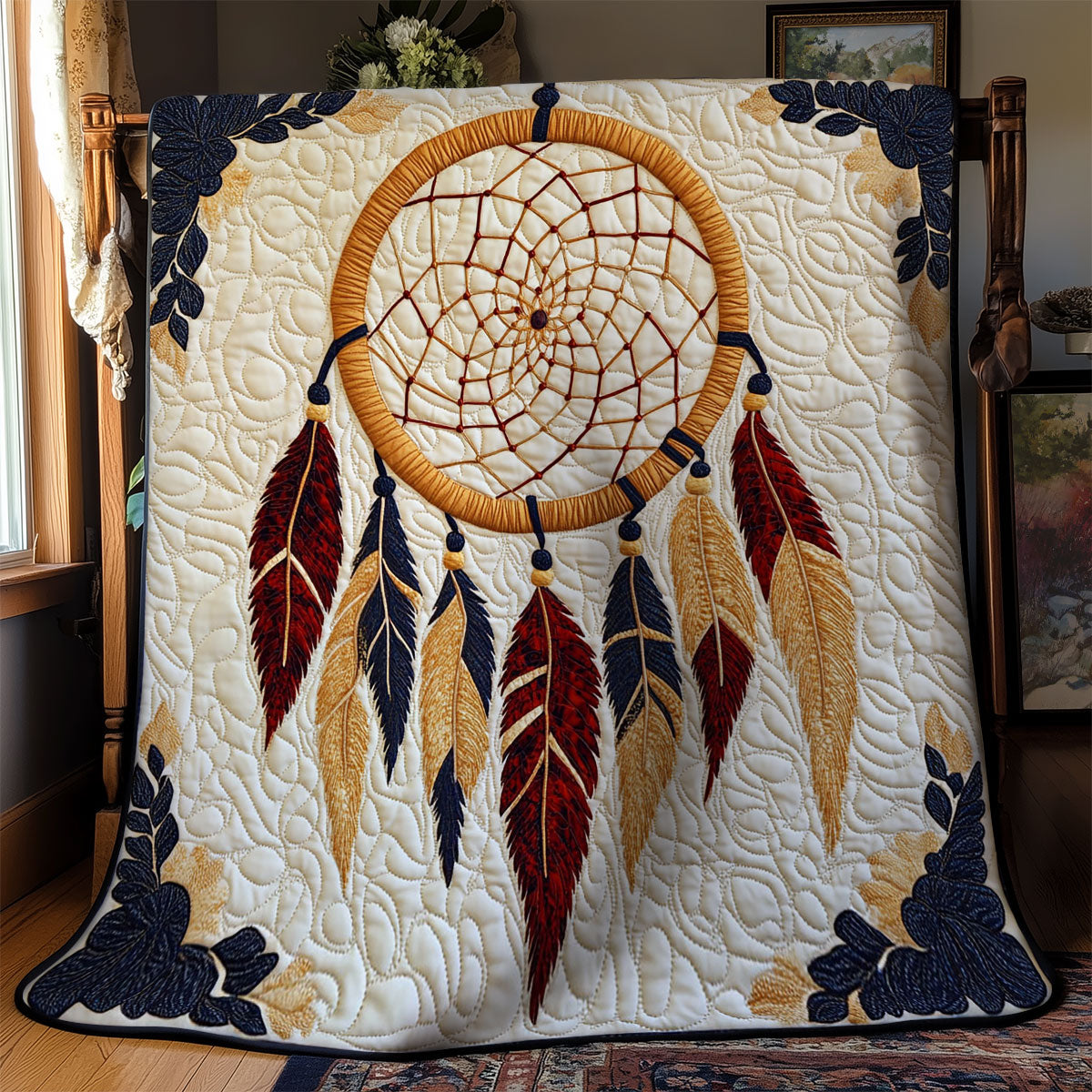 Dreamcatcher Feather  WY1502050CL Quilt