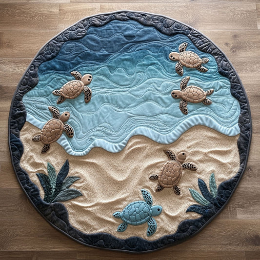 Turtle Group CP3004008CL Quilted Round Mat