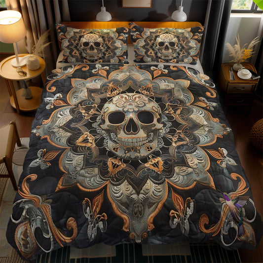 Mandala Skull WN2110099CL Duvet Cover Set