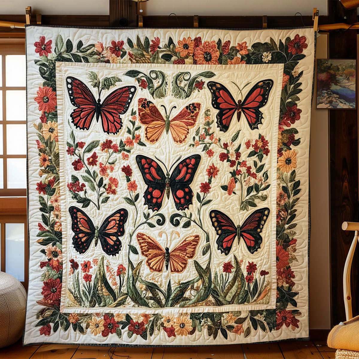 Butterfly Garden WY1502023CL Quilt