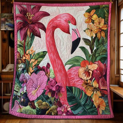 Abstract Flamingo WY1911070CL Quilt