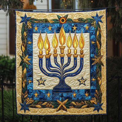 Menorah's Hanukkah Glow WN0910049CL Quilt