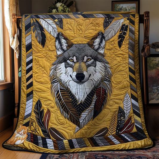 Native Wolf Feather WN1410025CL Quilt