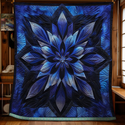 Blue Mirage Blossoms WN1309047CL Quilt