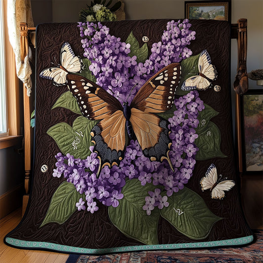 Butterfly Flower WX1411006CL Quilt