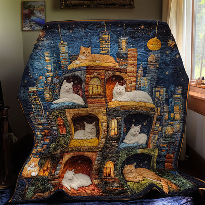 Cat House WY1811050CL Quilt