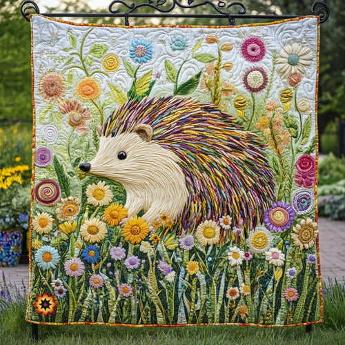 Hedgehog In The Garden WU0912011CL Quilt