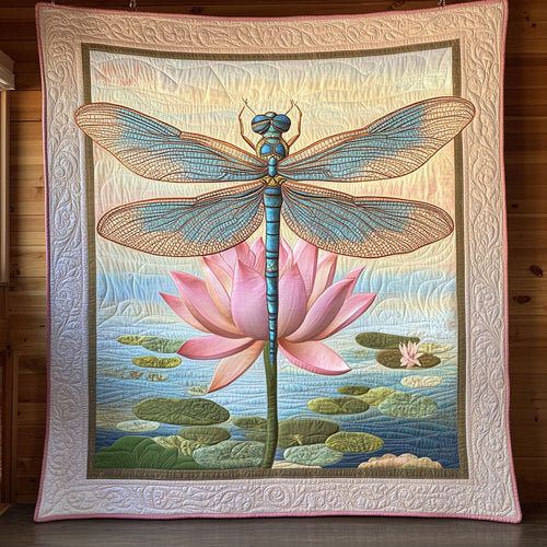 Dragonfly Lotus CW3006011CL Quilt