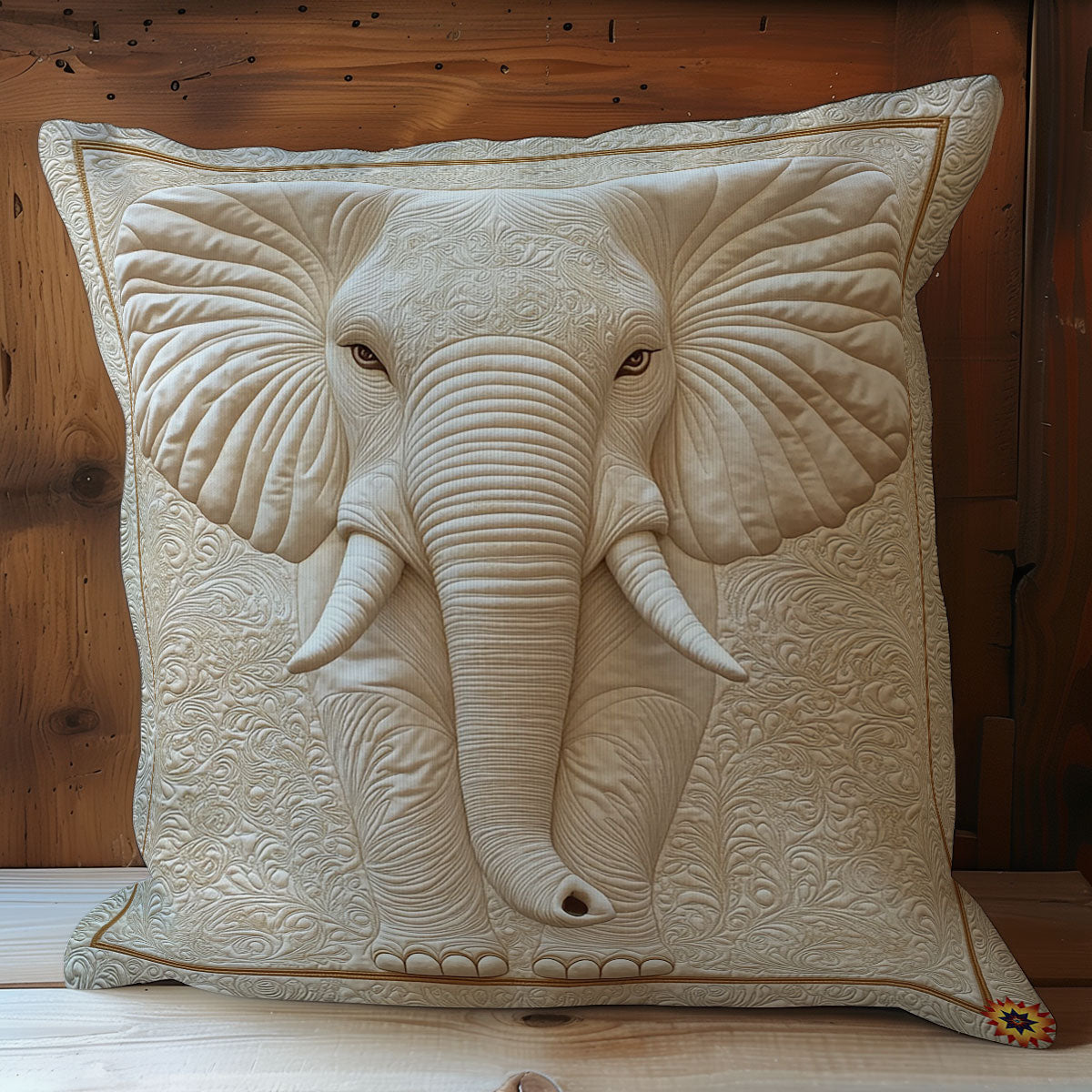 Elephant WY2611045CL Quilt Pillow Case