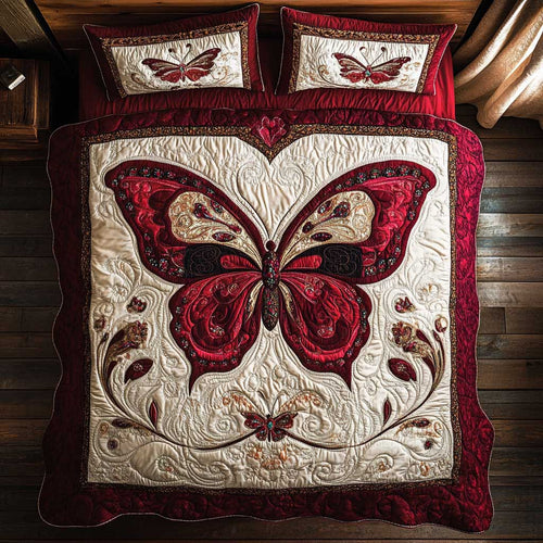 Red Jewelry Butterfly WP3112018CL Duvet Cover Set