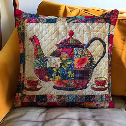 Patchwork Teaset WJ1109041CL Quilt Pillow Case