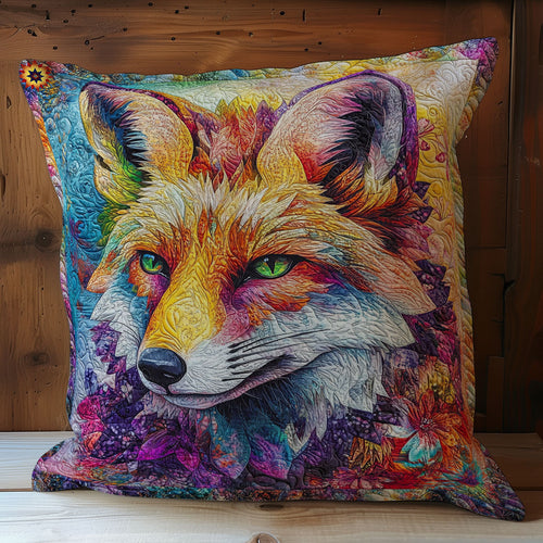 Abstract Colorful Fox WY2612087CL Quilt Pillow Case