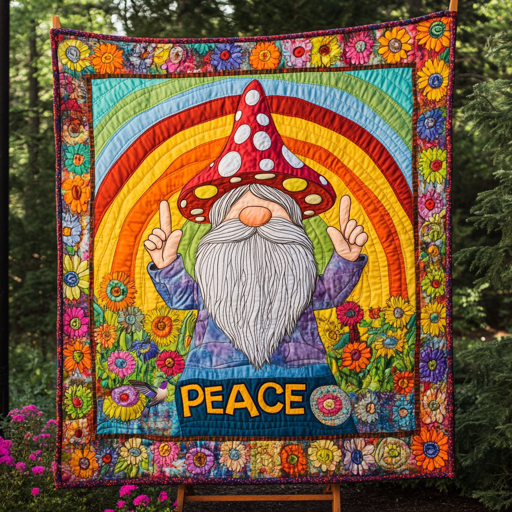 Hippie Gnome WY1411049CL Quilt