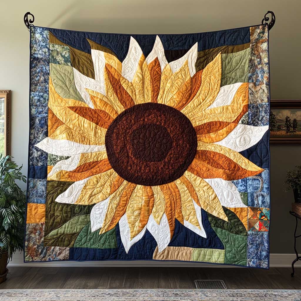 Summer Sunflower WP2611036CL Quilt