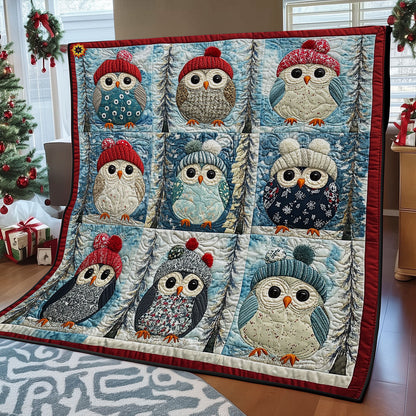 Winter Snow Owl WY1311030CL Quilt