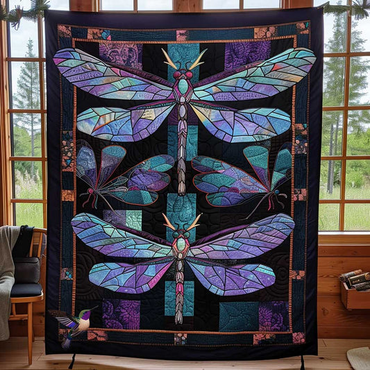 Enchanted Dragonfly Whispers WN1110049CL Quilt