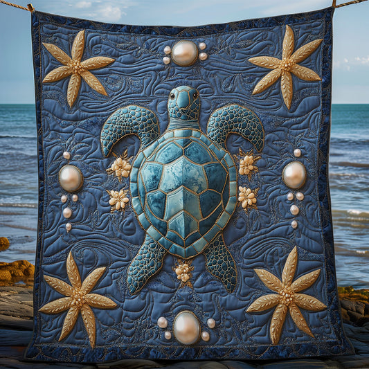 Turtle And Starfish WY2702120CL Quilt