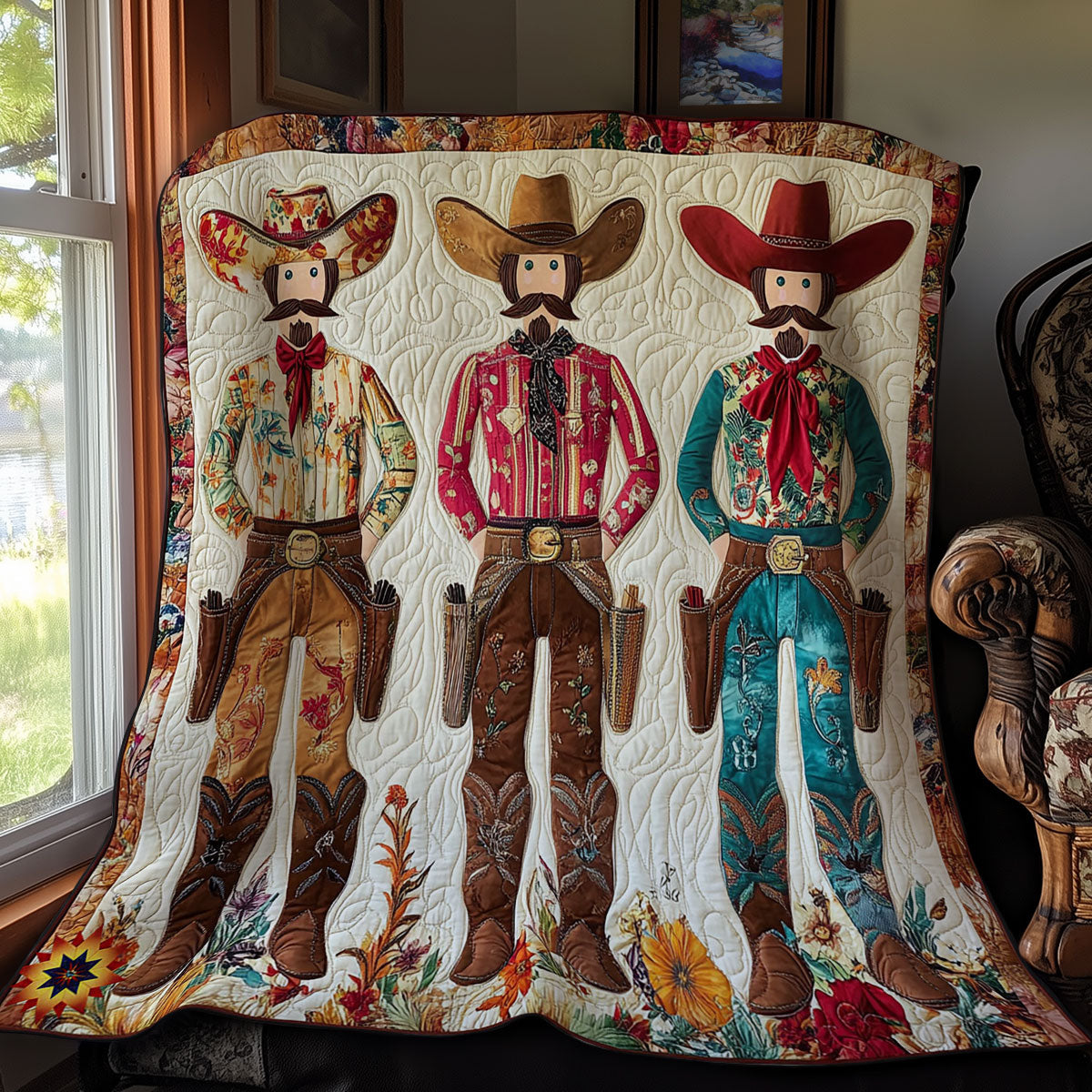 Nutcracker Cowboy WY0712030CL Quilt