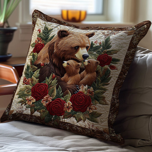 Bear Family WY2701002CL Quilt Pillow Case
