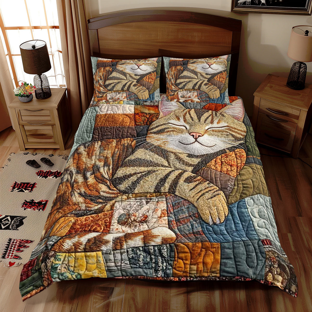 Vintage Cat WJ0810033CL Duvet Cover Set