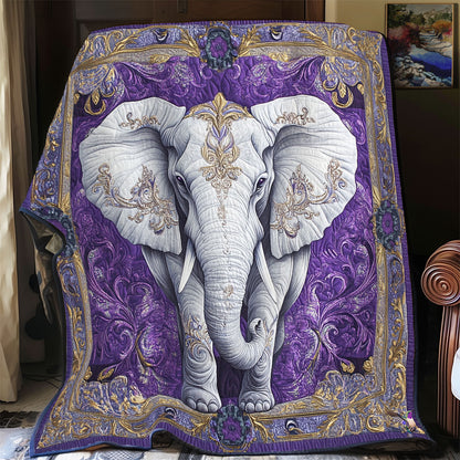 Purple  Mystic Elephant WY0811020CL Quilt