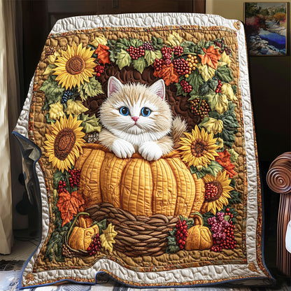 Fluffy Cat Charm CW1906025CL Quilt