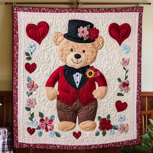 Valentine Teddy Bear WP1812006CL Quilt