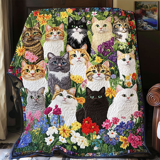 Cat Garden YR2001014CL Quilt