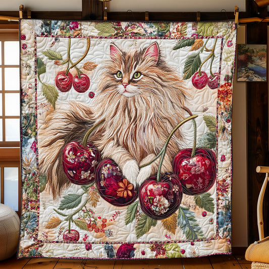Cherry Cat XB0703009CL Quilt