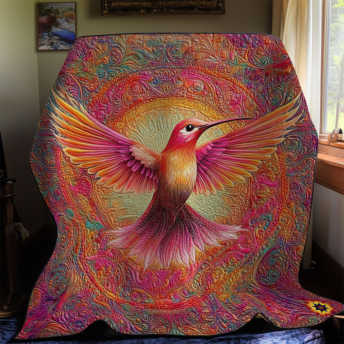 Hummingbird WY2111037CL Quilt