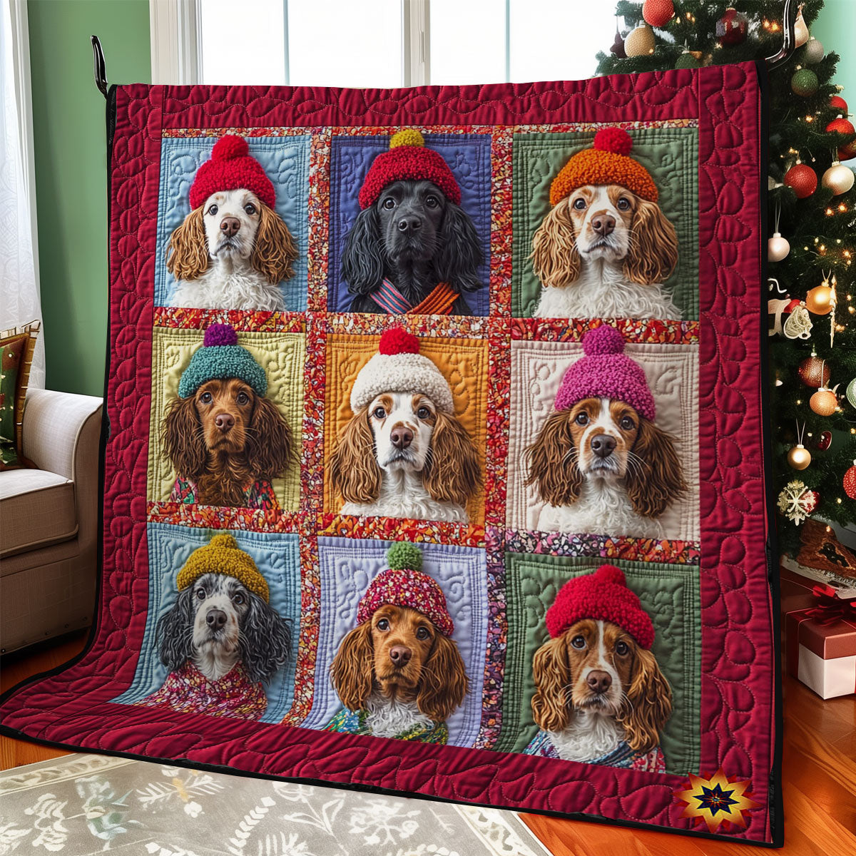 Cocker Spaniel WY2611022CL Quilt