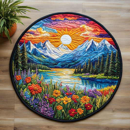 Bloom Ridge CW2205363CL Quilted Round Mat