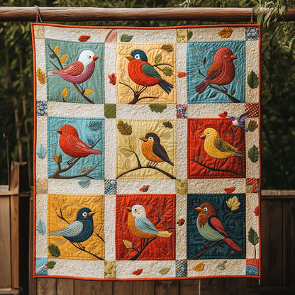 Colorful Bird WJ0810012CL Quilt