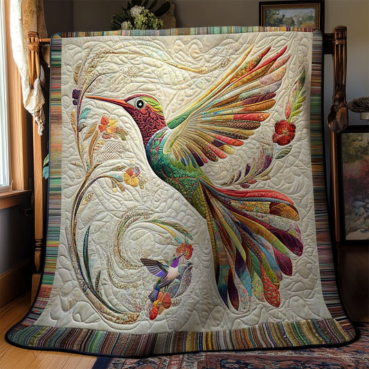 Hummingbird Feather Symphony WN1010019CL Quilt