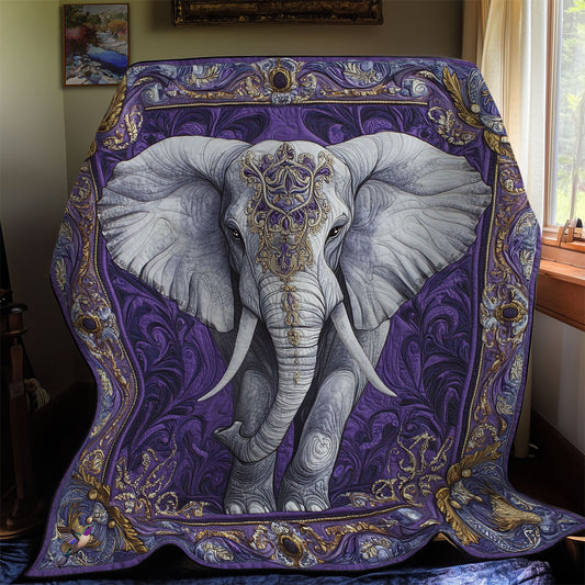 Mystic Purple Elephant WY1211020CL Quilt
