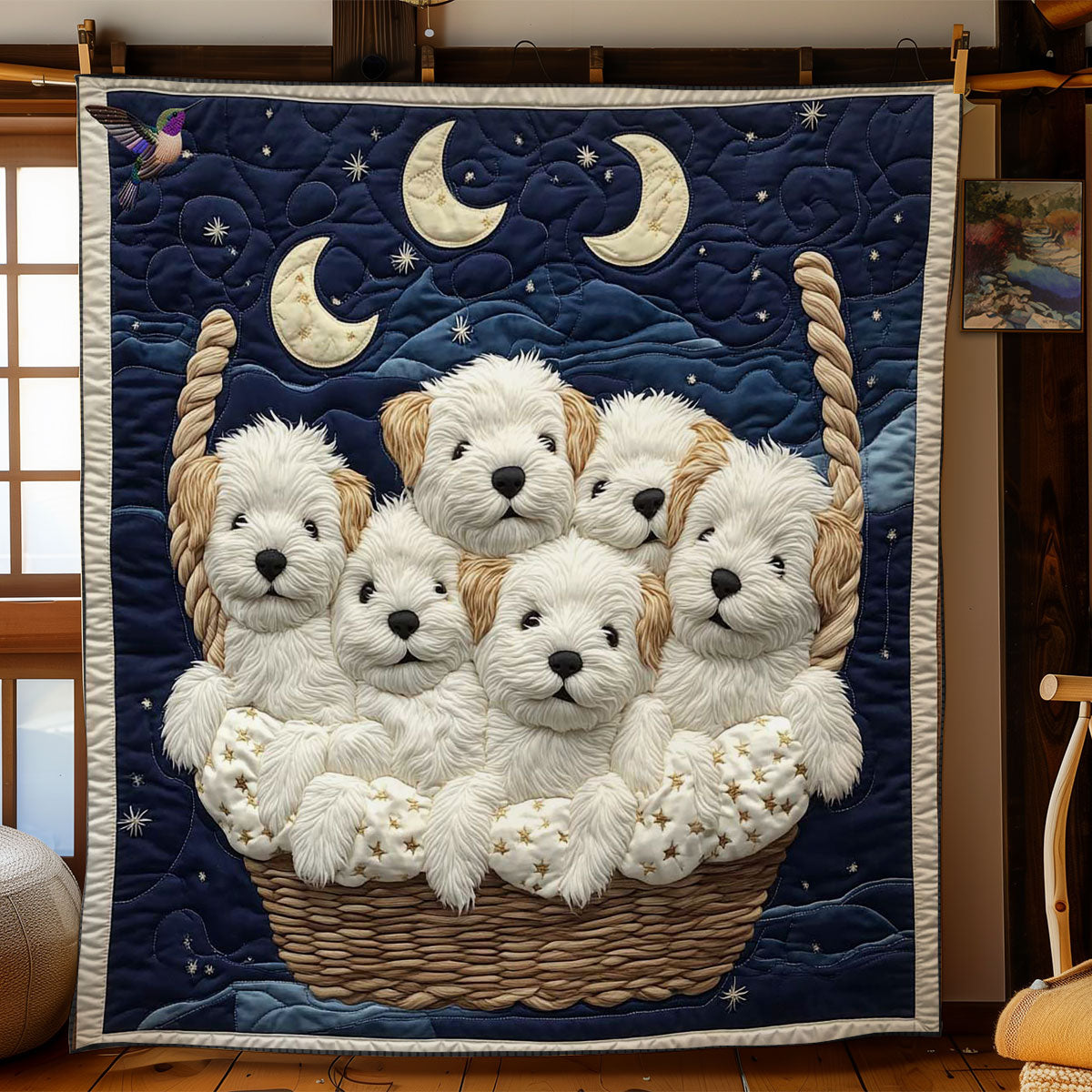 Westie Dreamland WN0811063CL Quilt