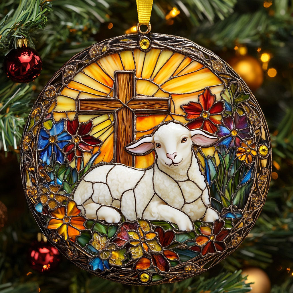 Lamb Glow CW2411114CL Christmas Ornament