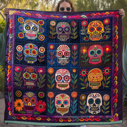 Calavera Sugar Skulls WJ2009008CL Quilt