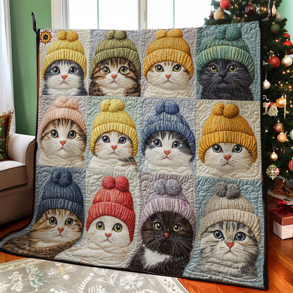 Winter Of Cat WY0712033CL Quilt