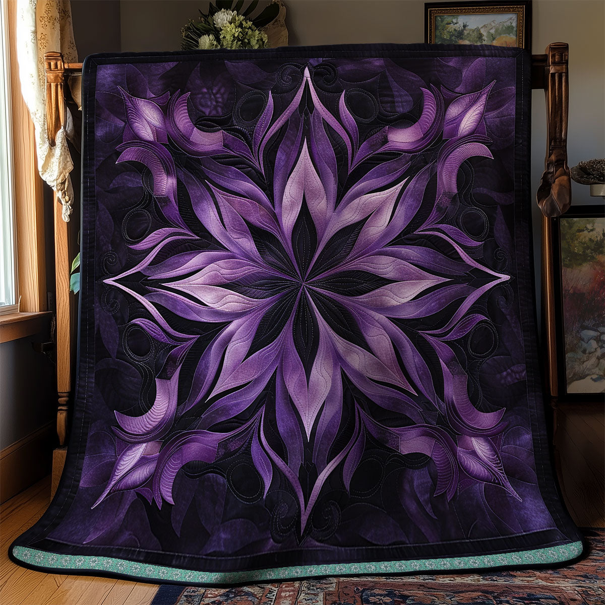 Secret Purple Bloom WN1309025CL Quilt