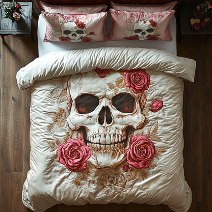 Skull of Roses CW0110036CL Duvet Cover Set
