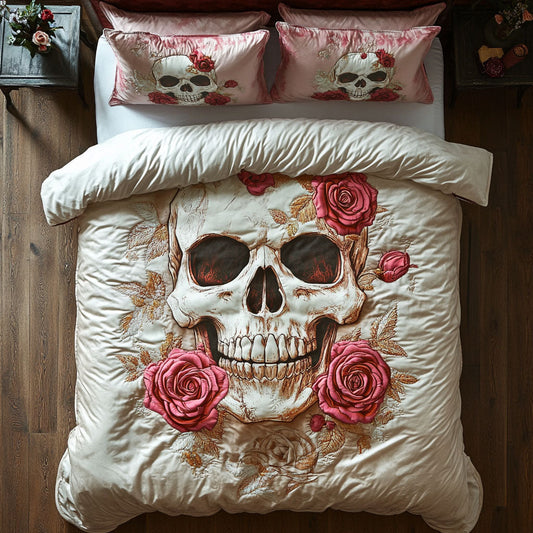 Skull of Roses CW0110036CL Duvet Cover Set