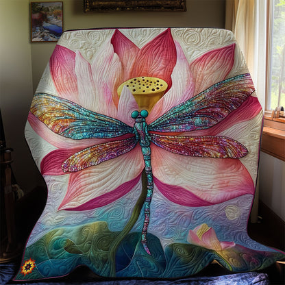 Lotus Dragonfly WY1112012CL Quilt