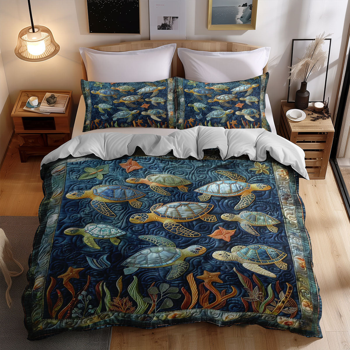 Sea Turtle WJ1209035CL Duvet Cover Set