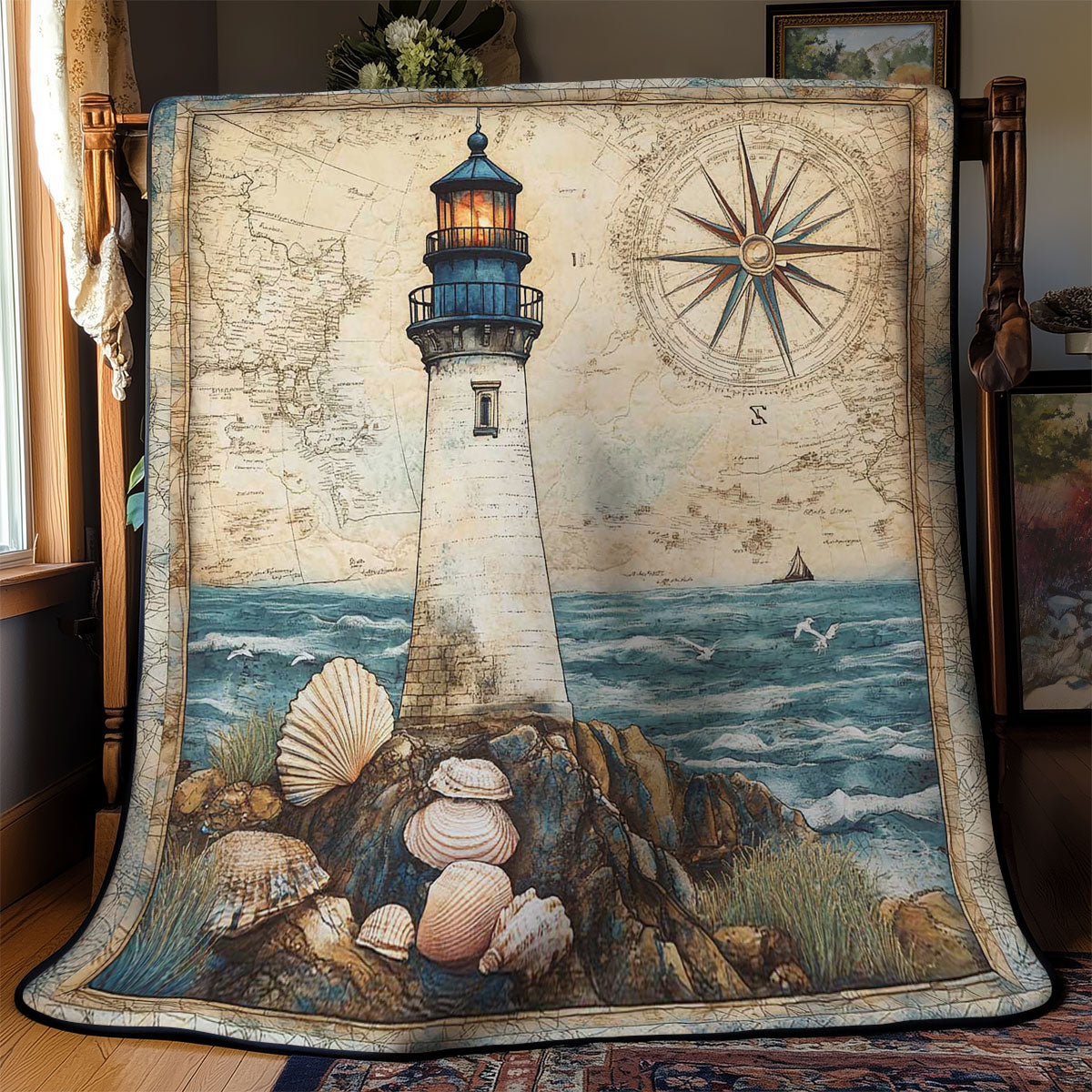 Timeless Lighthouse WN0502022CL Quilt