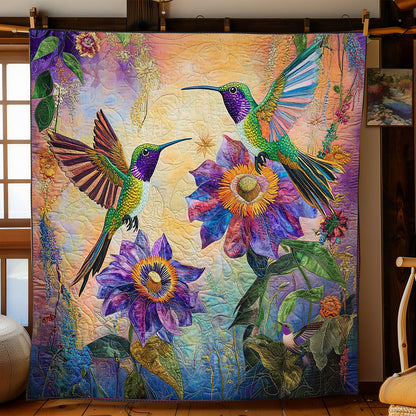 Hummingbird In Bloom WN0811013CL Quilt
