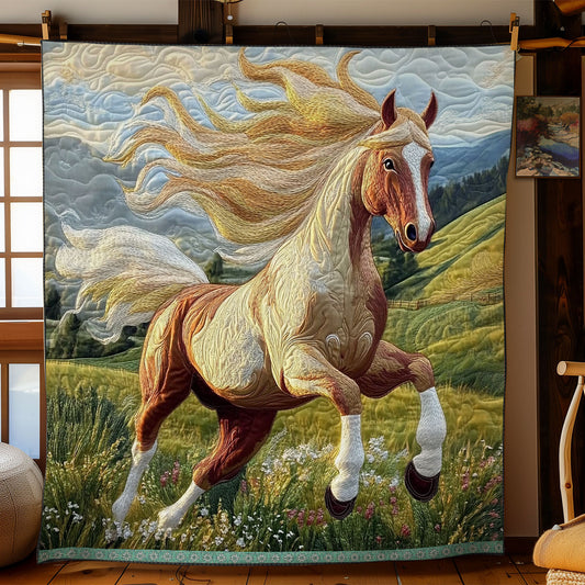 Brown Horse WX1012007CL Quilt