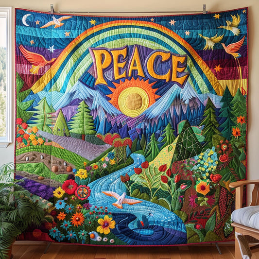 Hippie Peace WJ3010010CL Quilt